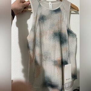 NWT Lululemon Cream and Black Tank Top